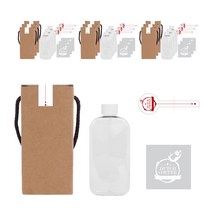 납작페트 일반흰색캡 300ml x 10p + 전용박스 FP300-1C 10p + 스티커 LB5M 10p + 스티커 LB524 10p + 스티커 LB5S 10p, 1세트