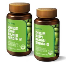 퍼펙토 자이언트 파바빈 바나바잎 발효여주 정, 60정, 2개