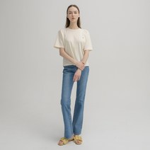 나인 여성용 노멀 세미 부츠컷 데님 팬츠 PT-5333