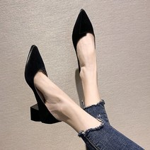 명양피프 여성용 뾰족한 미들힐 YT_RA4596