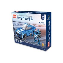 디고블럭 레이싱카 레고호환블록 Z07, 혼합색상