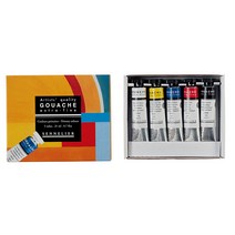 시넬리에 최고급 수채과슈 물감 세트 N130525, 21ml, 5색