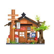 미니블럭 아토미니 일본잡화점 나노블록 00869LI, 혼합색상