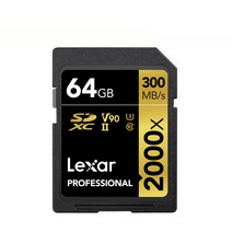 렉사 SD카드 2000배속 UHS-II, 64GB