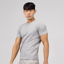 엘라모 남성용 머슬핏 반팔 티셔츠