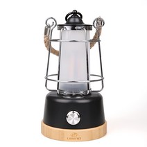 리베로 글래리 LED 감성 랜턴, 블랙, 1개
