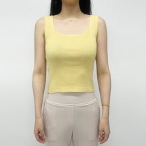 빼빼 여성용 스퀘어넥 심플 슬림 나시