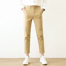 블루포스 남성용 베프넛 본딩 슬림 스트레이트 기모 정장바지 슬랙스