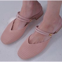 플랙슈 여성용 스퀘어 V컷팅 투웨이 샌들 3cm