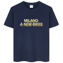 어뉴브로스 남성용 옐로우라인 반팔티 AED_0016