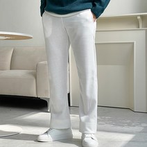남자다잉 남성용 데일리 기모 세미 와이드 트레이닝 팬츠