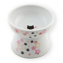 네코이찌 벚꽃에디션 고양이 푸드볼 라지, 화이트 + 핑크, 1개