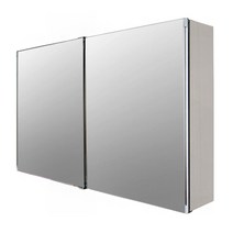 2도어 전면거울 슬라이드장1200 x 800 mm, 아이보리, 1개