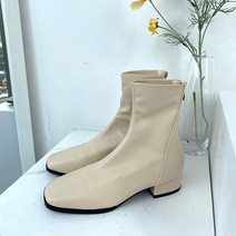 안다로미 레더스퀘어토 앵클부츠 3cm