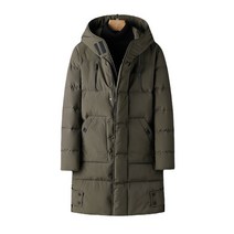 AOULS 아울스 남성용 컴포트 베이직 스포티 트임 롱 패딩 M009