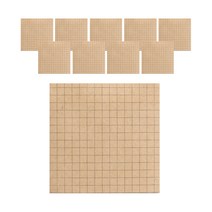 베이직 점착메모지, 크라프트 모눈, 10개