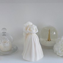 F5NATURE 오브제 웨딩캔들 신랑신부 선물세트, 피오니, 1개