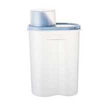 메종디망쉬 반려동물 간편 사료보관통, 혼합색상, 0.97L