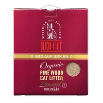 레드캣 소나무 고양이 모래 12LB, 5.4kg, 1개