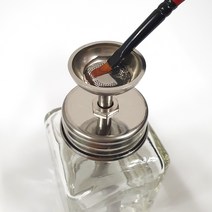 TANAGER 브러쉬 세척전용 유리 멘다 디스펜서 180ml, 1개, 투명