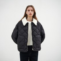 마인드브릿지 여성용 보아퍼 카라 퀼팅 다운 점퍼 MWDJ8204