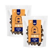 펫아띠 강아지 따봉덕 수제 오리목뼈 간식 400g, 오리, 2개