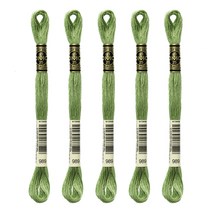 브랜드얀 DMC 자수실 25번사 5p, 989번, 8m