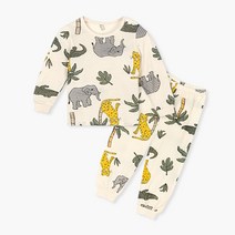 유니프랜드 아동용 사파리 단면 9부내의 상하의 세트