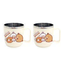 릴팡 몰랑이 식기세척기 스텐 유아동컵 S, 혼합색상, 2개