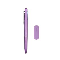 리플린 메탈 스와로브스키 지워지는 3색펜 0.4mm, 퍼플, 1개