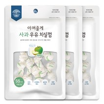 뽀시래기 강아지 오링 치실장난감 M, 바나나(옐로우), 1개