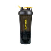 서플라이스 스택 쉐이커 보틀, 550ml, 블랙