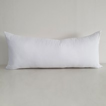 마일드 세미마이크로 대쿠션 바디필로우 커버 + 솜, 화이트