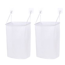 모나코올리브 걸이형 세탁망 빨래바구니, 화이트