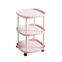 유넬 파스텔 3단 사이드 테이블, 핑크