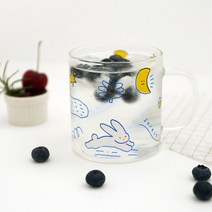 로마네 브런치브라더 글라스컵 350ml, 포레스트, 1개