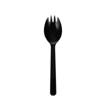 더담다 일체형 스포키 블랙, 1개입, 100개