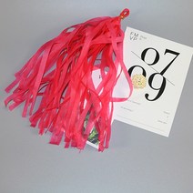 셀레네 플래그 태슬 가랜드 4p 세트, 핫핑크, 5세트