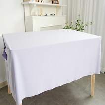 로고앤테이블 행사용 무지 방수 테이블보, 라이트퍼플, 270 x 155 cm