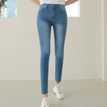 핑크시슬리 여성용 미러 히든밴딩 스키니