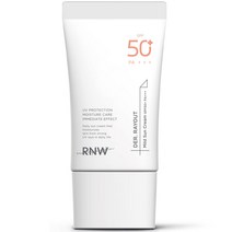알엔더블유 더 레이아웃 마일드 선크림, 50ml, 1개
