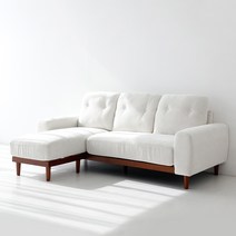 마켓비 BERSI 3인소파 카우치형 1002 베이지 방문설치