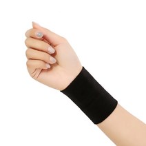 메이크포 탄성있는 손목 보호대 블랙 L, 1개