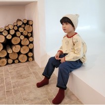 아동용 겨울 청 본딩 바지