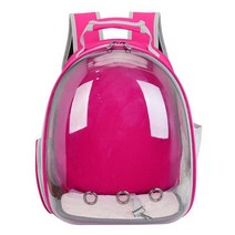 YOU&ME 반려동물 우주선 가방, 핫핑크