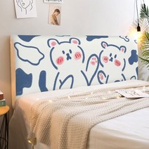 알럽홈 패브릭 침대 등받이 커버, TYPE9