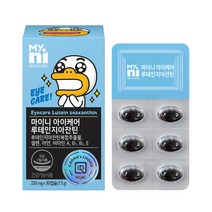 마이니 일동제약 아이케어 루테인지아잔틴 7.5g, 30정, 1개