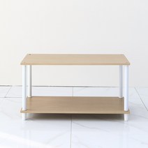 데코퍼니쳐 조립식 사각 1단 수납장 선반, 오크