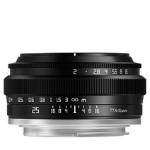 TTArtisan 후지필름 X마운트 렌즈 블랙 25mm F2.0