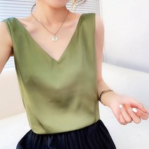 처리마켓 여성용 민소매 블라우스